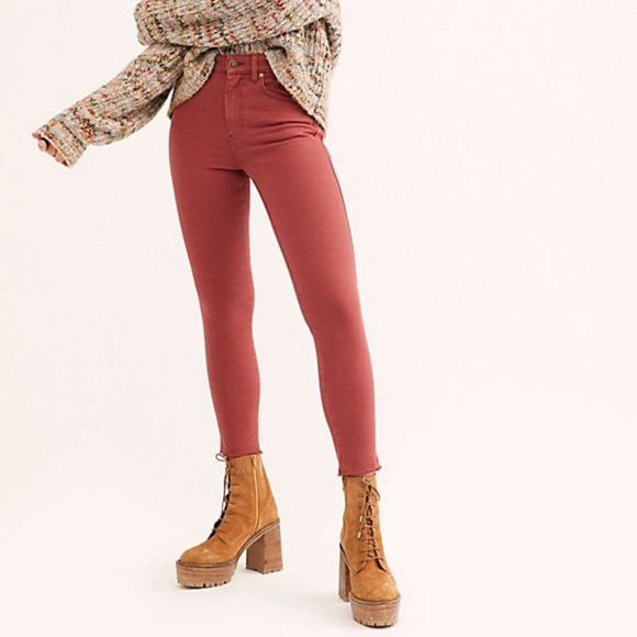 Free People Denim - Free People Raw hem High-Rise skinny Jeans 2 (26)
